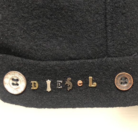 Diesel Wool Pea Coat - Size XS - Picture 6 of 12